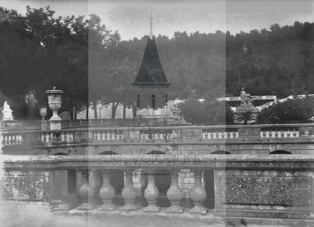 New - Château de Volognat - Photos - Hubert Vaffier - Nimes - Le jardin public - 1880-07-10 - 75