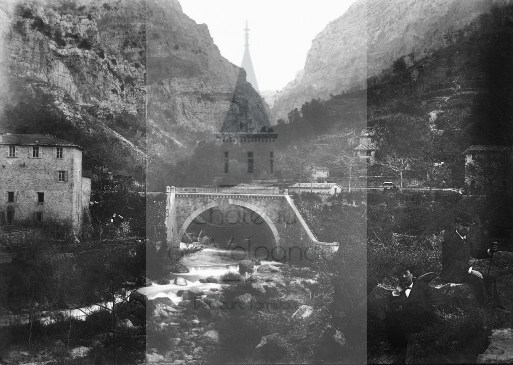 New - Château de Volognat - Photos - Hubert Vaffier - Grasse - Pont des gorges du loup - 1886-03-29 - 871
