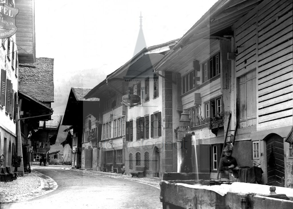 Château de Volognat - Photos - Hubert Vaffier - Saanen - Grande rue - 19/08/1886 - 963