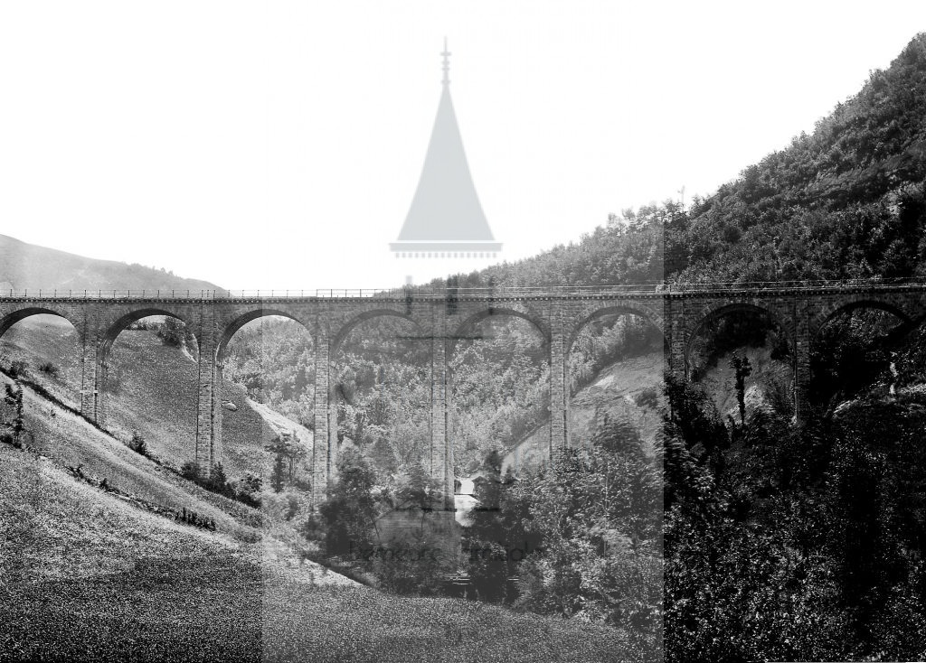 New - Château de Volognat - Photos - Hubert Vaffier - Tacon - Le viaduc - 1886-10-19 - 995